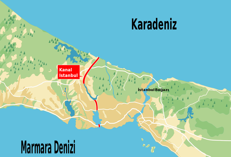 Carte Kanal Istanbul